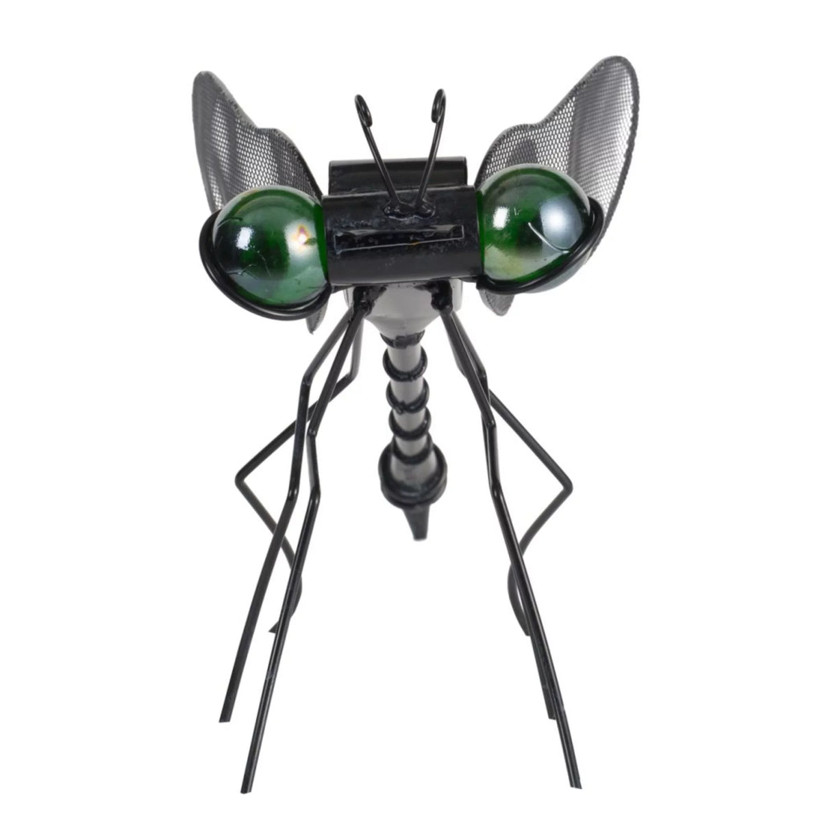 Night Black and Green Dragonfly Shaped Decorative Figurine T358