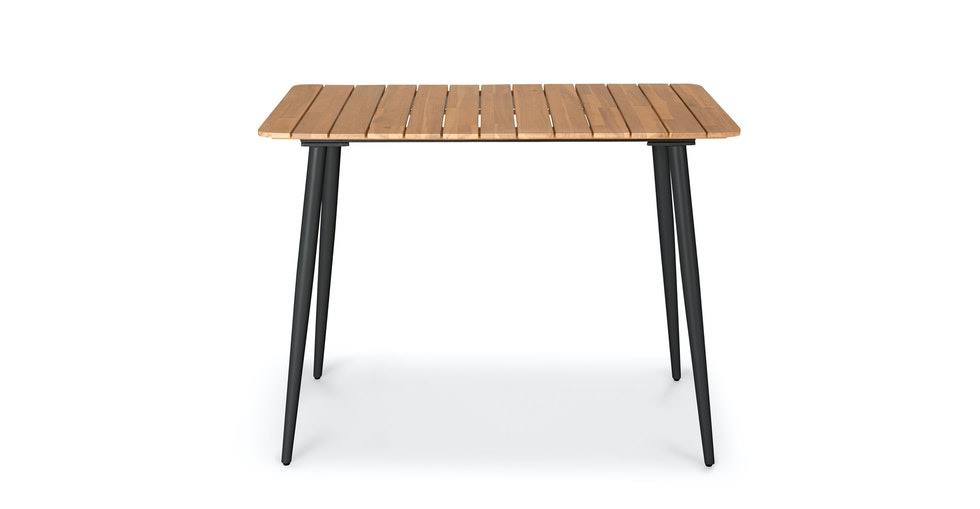Acacia Bar Table with Slate Metal Legs F383739