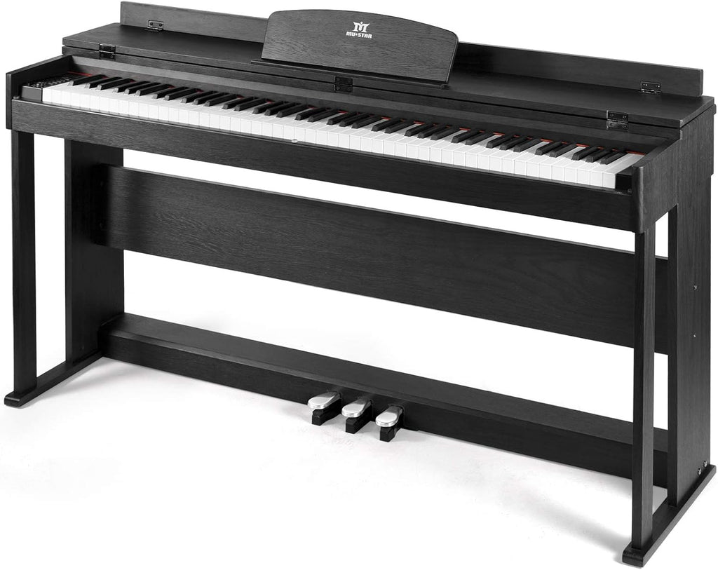 88 Key Full Weighted Hammer Action Digital Piano with Dual Stereo Speakers, 3 Pedals, Furniture Stand E119926