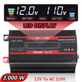 3000W Car Power Inverter 12v DC to 110v AC H355