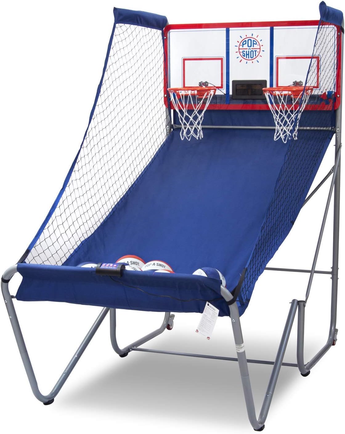 Indoor/Outdoor Dual Shot Basketball Arcade Game with Large LED Scoreboard C961