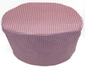 Pink & White Checked Gingham Slow Cooker Cover Z46186
