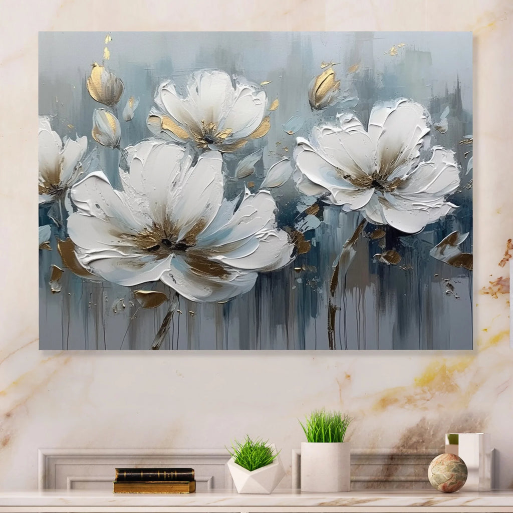 Floral Daisy Metal Wall Art Prints W720055