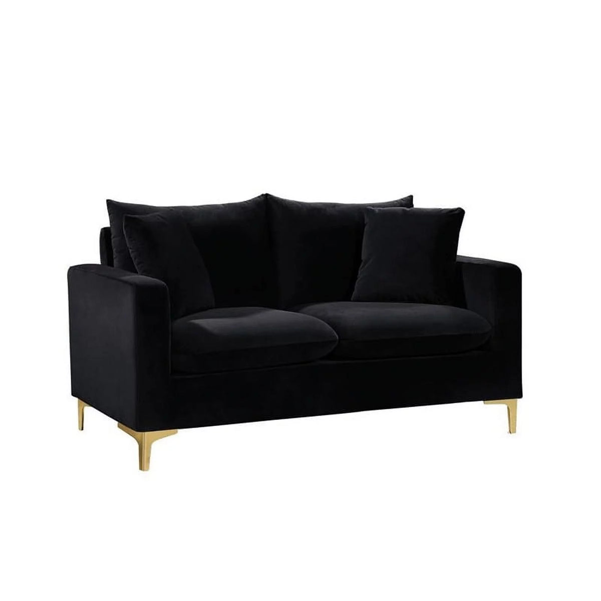 Velvet Accent Chair and Loveseat O655