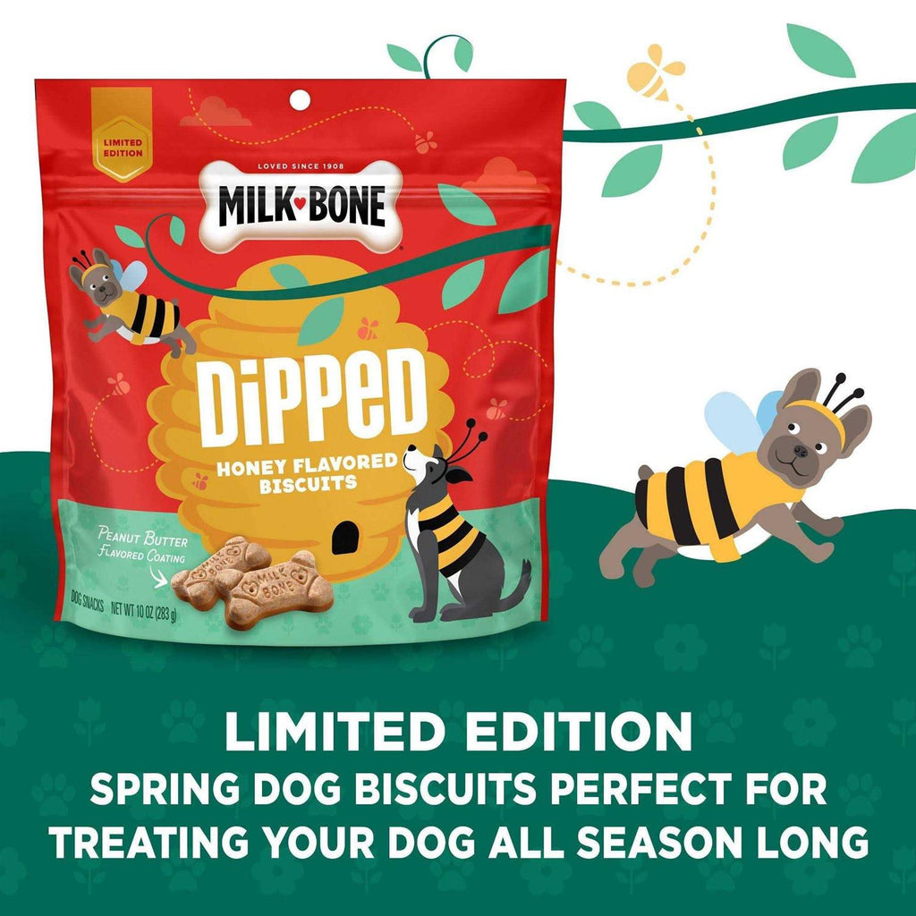 Honey & Peanut Butter Flavored Biscuits Dog Treats D5493