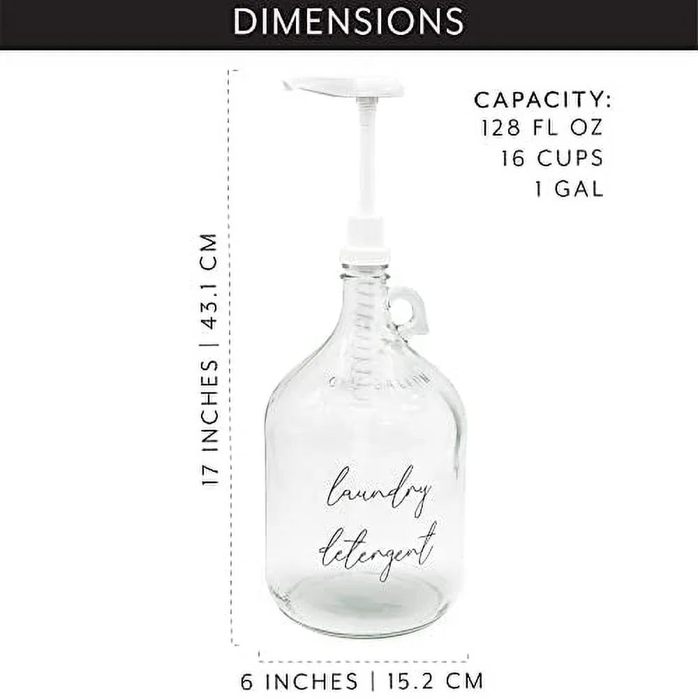 Glass Pump Bottle Soap Dispenser H6899